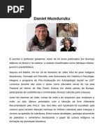 Biografia De Daniel Munduruku - Biografia de Daniel Munduruku | PDF | Brasil | Povos indígenas