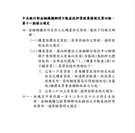 央行打房出重手 六都新竹縣市 自然人第2戶房貸上限7成 寶島通訊