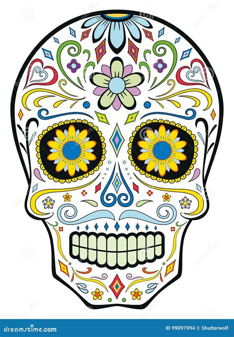 Sugar Skull Stock Illustrations 10329 Sugar Skull Stock