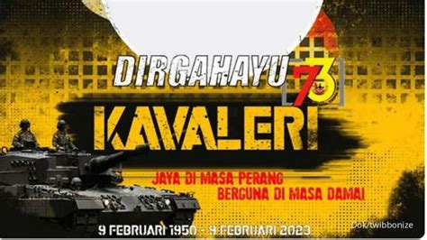 Download Logo Hut Kavaleri Tni Ad Ke 73 Yang Diperingati 9 Februari 2023