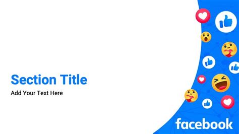 Free Facebook PowerPoint Template - Prezentr