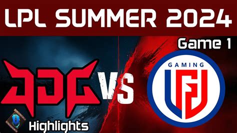 Jdg Vs Lgd Highlights Game Lpl Summer Jd Gaming Vs Lgd Gaming By