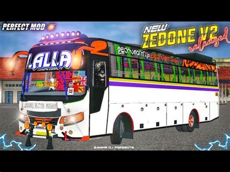 Bussid New ZEDONE TOURIST BUS MOD For Bus Simulator Indonesia