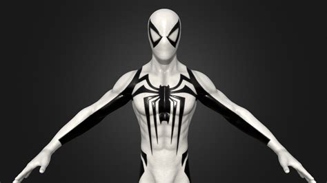 Spider Man Anti Venom Suit Buy Royalty Free 3d Model By Afshan Ali