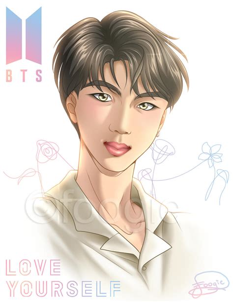 BTS Jin - Love Yourself by foogie on DeviantArt