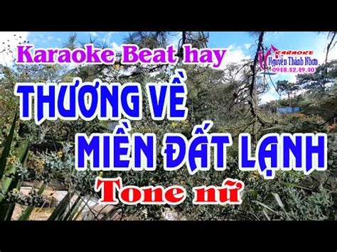 Karaoke Th Ng V Mi N Mi N T L Nh Tone N Beat Qu Hay Youtube