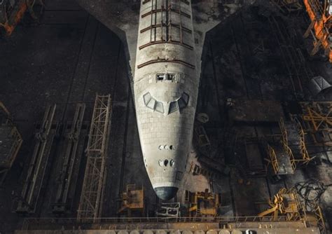 abandoned space shuttle   alexander kaunas daily design