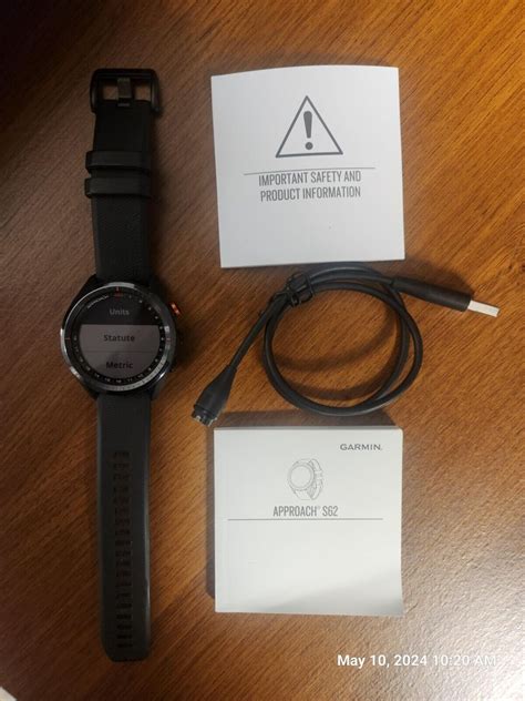 Garmin Approach S62 Premium Golf Gps Smart Watch Black Ebay