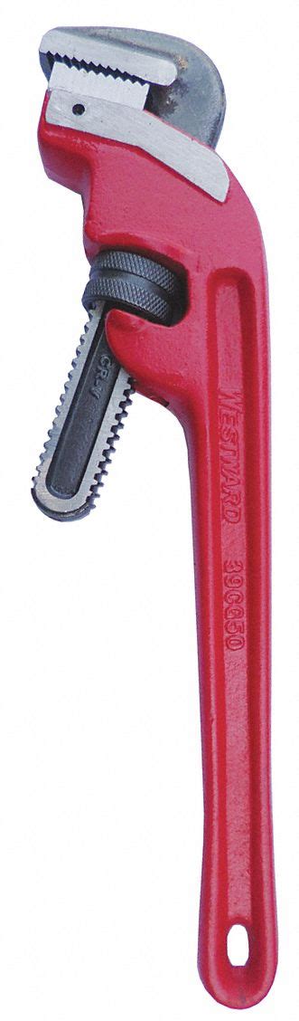 Westward Cast Iron 2 12 In Jaw Capacity End Pipe Wrench 39cg50