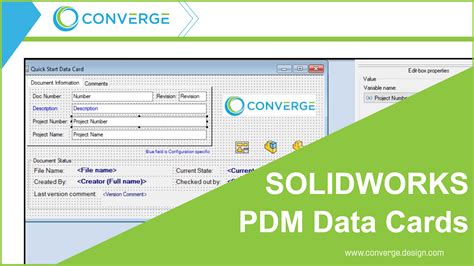 How To Understand SOLIDWORKS PDM Data Cards