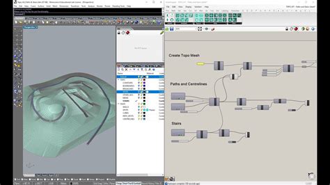 Grasshopper 20 Topo Kit Paths And Stairs Youtube