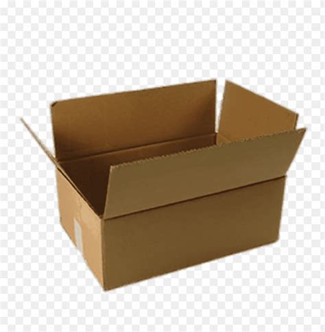 Open Cardboard Box Png