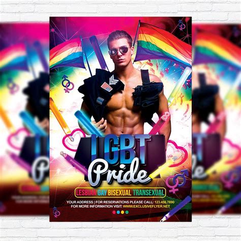 Lgbt Pride Premium Flyer Template Facebook Cover