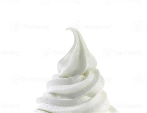 Vanilla soft ice cream on white 22870960 Stock Photo at Vecteezy