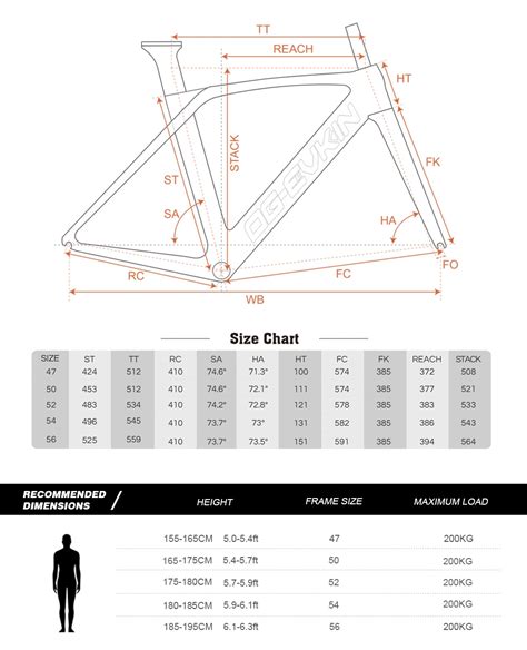 OG EVKIN AERO Carbon Road Bike Frame Internal Cable Routing Bicycle Rim