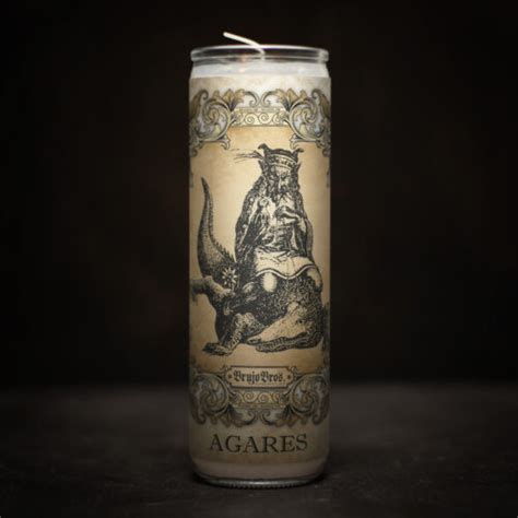 Day Candle Label Agares Brujobros