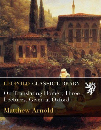 Matthew Arnold Leopold Classic Library