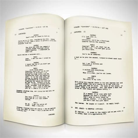 Star Trek Voyager Script Limited Signature Edition | RARE-T