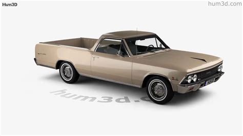 Chevrolet El Camino Custom 1966 3d Model By Youtube