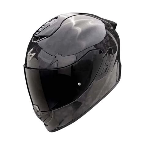 Scorpion Exo Ii Evo Air Onyx Solid Carbon Helmet Black Bikers