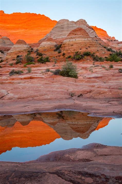 Coyote Buttes In The Vermilion Cliffs Arizona Stock Image Image Of