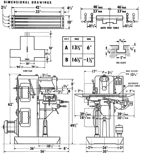 Lathe Machine D Diagram