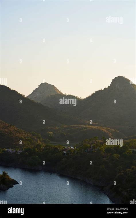 Bahubali Hills in Udaipur, a popular tourist attraction Stock Photo - Alamy