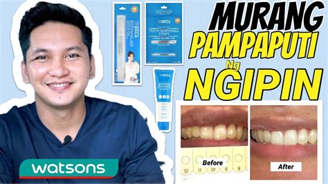 Murang Pampaputi Ng Ngipin Sa Watsons Teeth Whitening Routine W