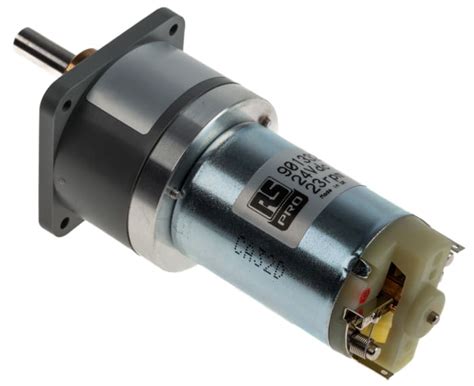 Rs Pro Rs Pro Brushed Geared Dc Geared Motor 24 V Dc 600 Mnm 23 Rpm 6mm Shaft Diameter