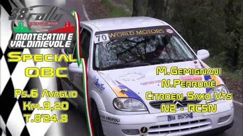 Rally Valdinievole Obc Gemignani Perrone Ps Avaglio Movie Youtube