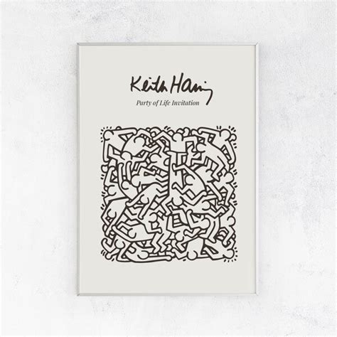 Keith Haring Nude Etsy