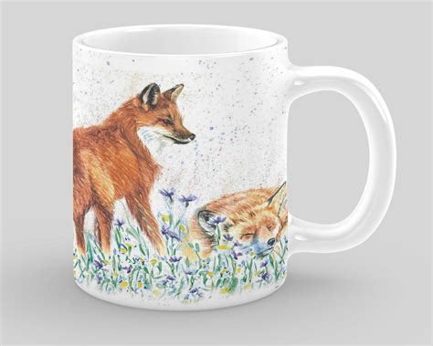 Fine Bone China Mug Let Sleeping Fox Lie Country Creation