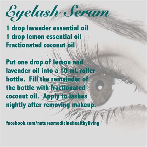 Nature's Medicine, Healthy Living: Eyelash Serum...