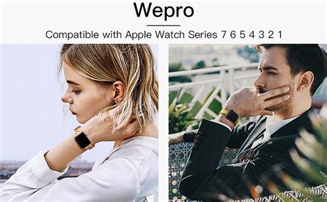 Wepro Straps Compatible With Apple Watch Strap Mm Mm Mm Mm For