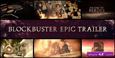 Blockbuster Epic Trailer - After Effects Project (Videohive) » free ...