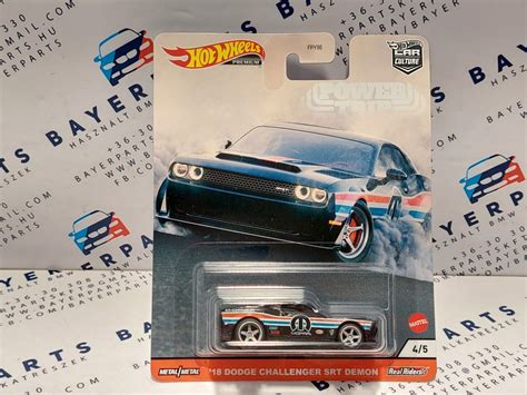 Hot Wheels Premium Dodge Challenger SRT Demon 2018 Pow