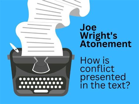 Joe Wright's Atonement: Conflict | Teaching Resources