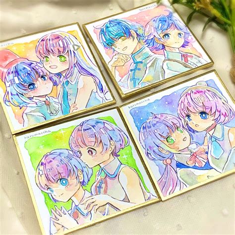 「そういえば先月描いた絵をまとめていなかったので今更上げるなど 」黒抹茶🧪 コミティア144【j22b】のイラスト