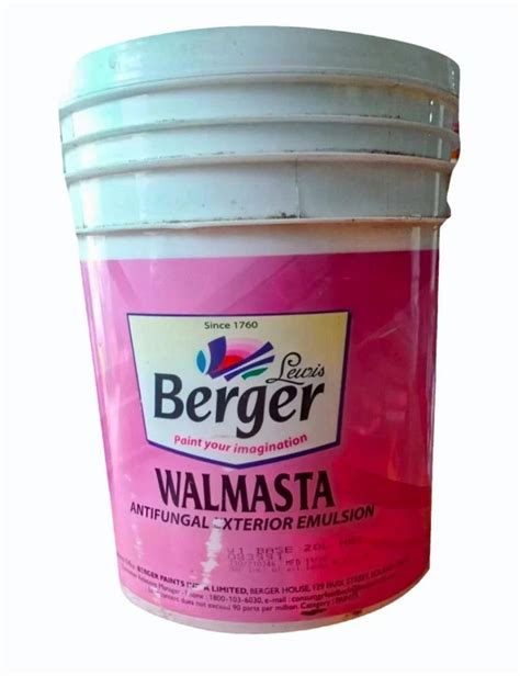 Berger Walmasta Antifungal Emulsion Paint Ltr At Rs Litre In