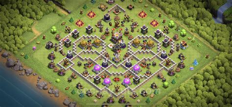 Gute Base Rathaus Level Link F R Verteidigung Coc Clash Of Clans