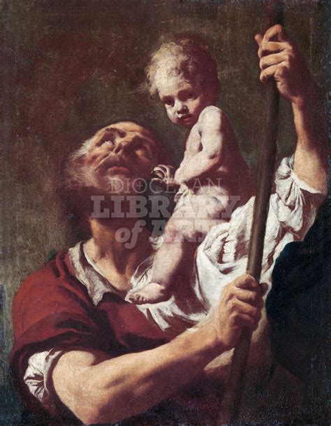 diocesan library  art saint christopher