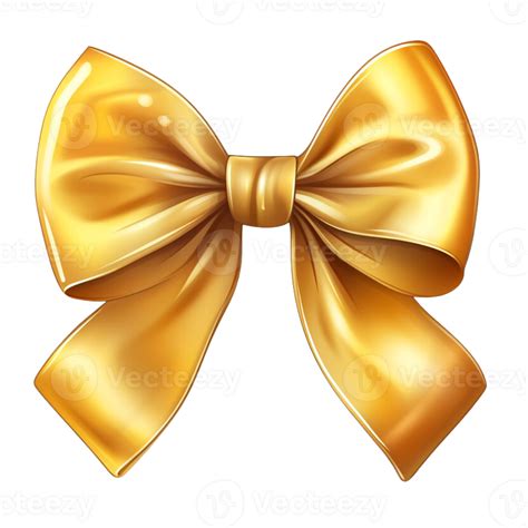 Ai Generated A Gold Bow 36292138 Png