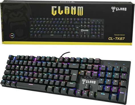 TECLADO FIO KING CL TK87 PRETO MECANICO 1 5M CLANM