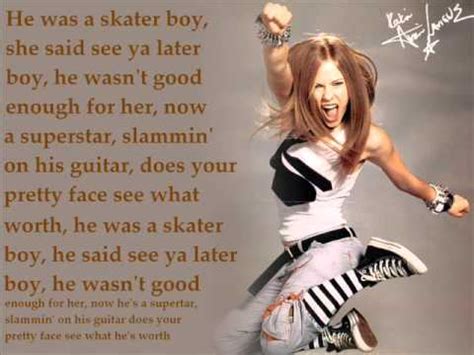 Skater Boy Avril Lavigne Lyrics Youtube