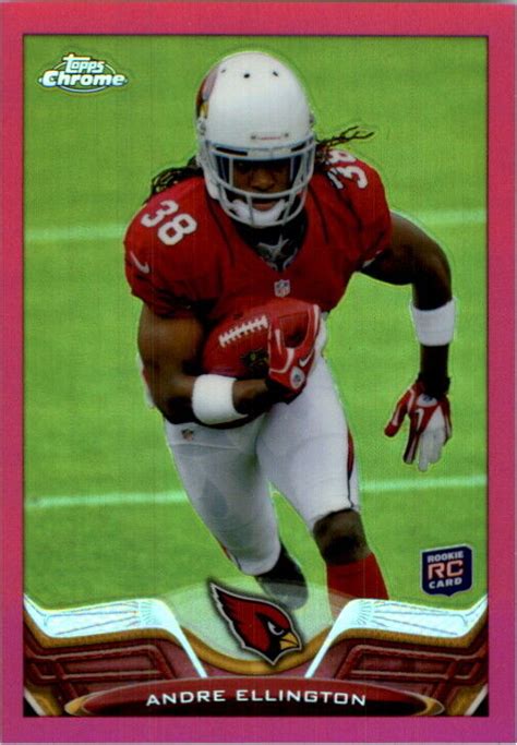 Topps Chrome Pink Refractors Football Card Andre Ellington