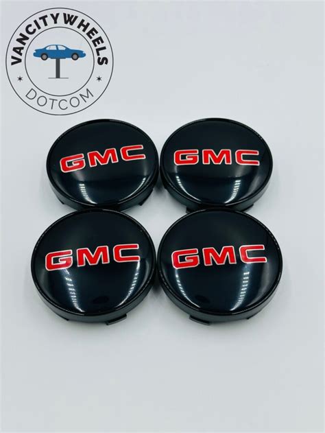 Premium 4Pcs GMC Wheel Center Caps in Varied Sizes & Wheel Cap Base ...