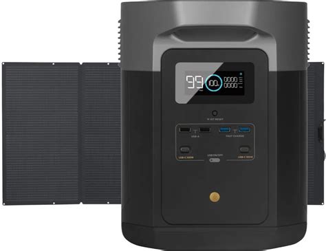 Набор Ecoflow Delta Max 2000 One 400w Solar Panel Bundle Купить Набор Ecoflow Delta Max 2000