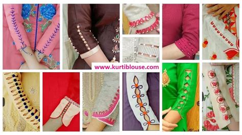 Beautiful Sleeves Designs Cutting And Stitching Tutorials Ethnic