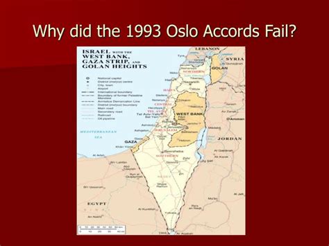 Ppt Why Did The 1993 Oslo Accords Fail Powerpoint Presentation Free