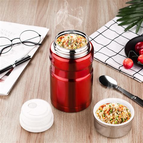 Ml Stainless Steel Working Bento Lunch Box Soup Cup Thermos For Hot Food Flask Container